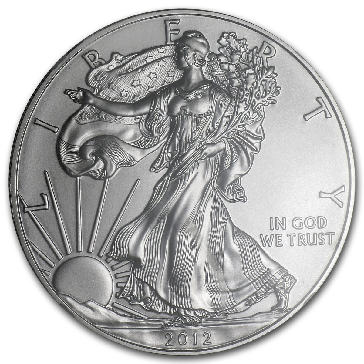2012-W Burnished American Silver Eagle MS-70 NGC (First Release)