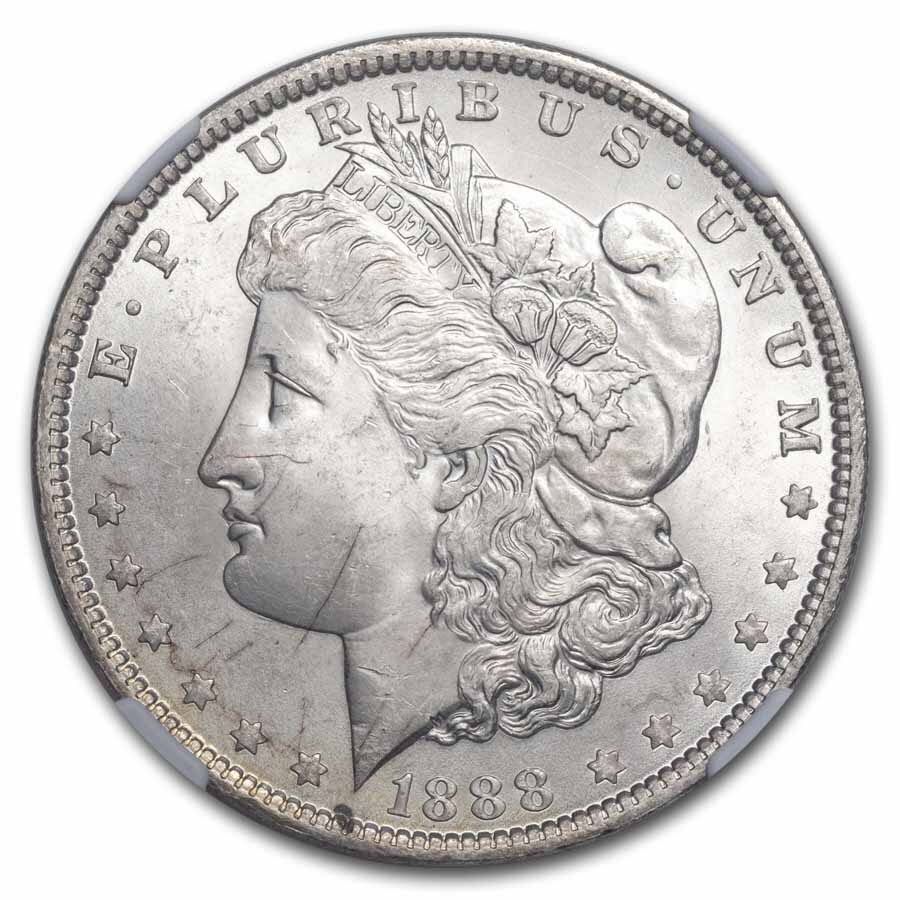 1888 Morgan Dollar MS-64 NGC