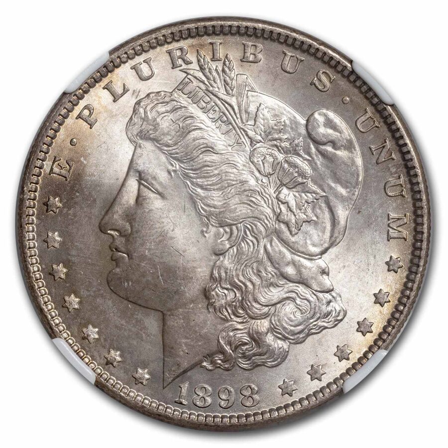 1898 Morgan Dollar MS-64 NGC