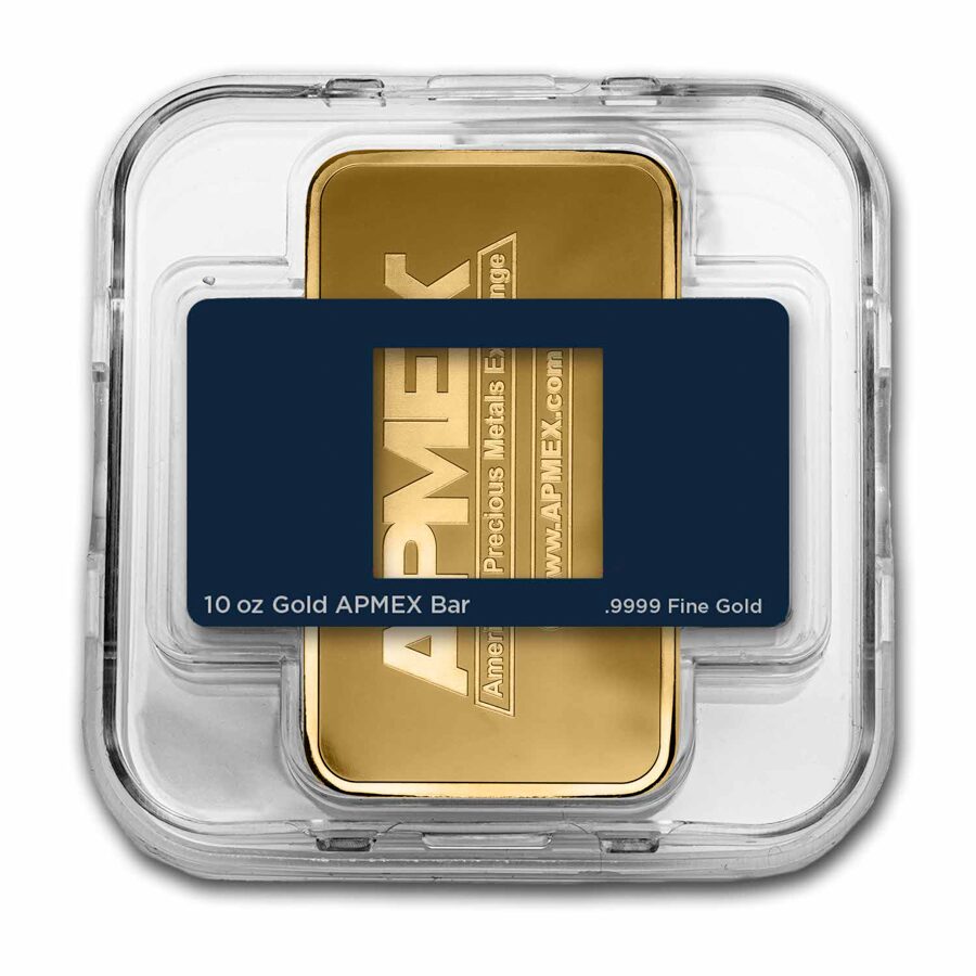 10 oz Gold Bar - APMEX (In Capsule)