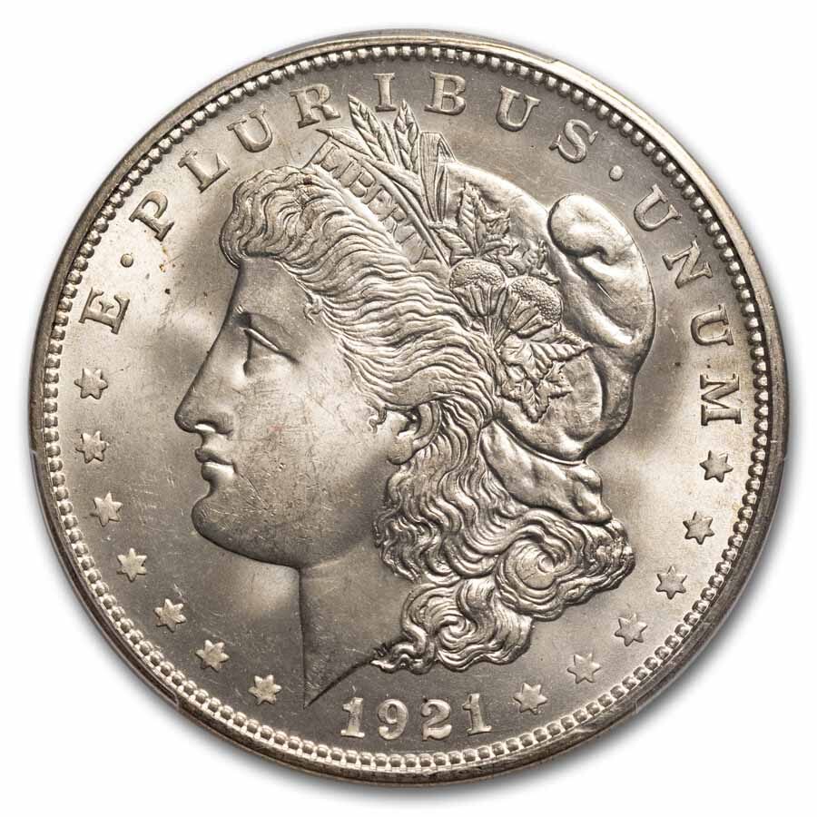 1921-D Morgan Dollar MS-64 PCGS