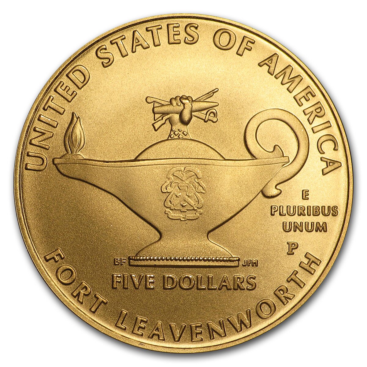 2013-P Gold $5 Commem Five Star General BU (w/Box & COA)
