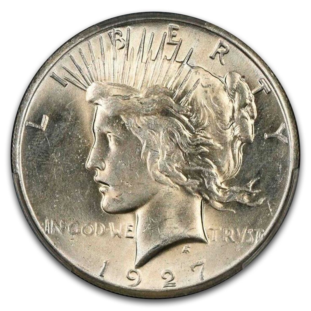 1927 Peace Dollar MS-62 PCGS