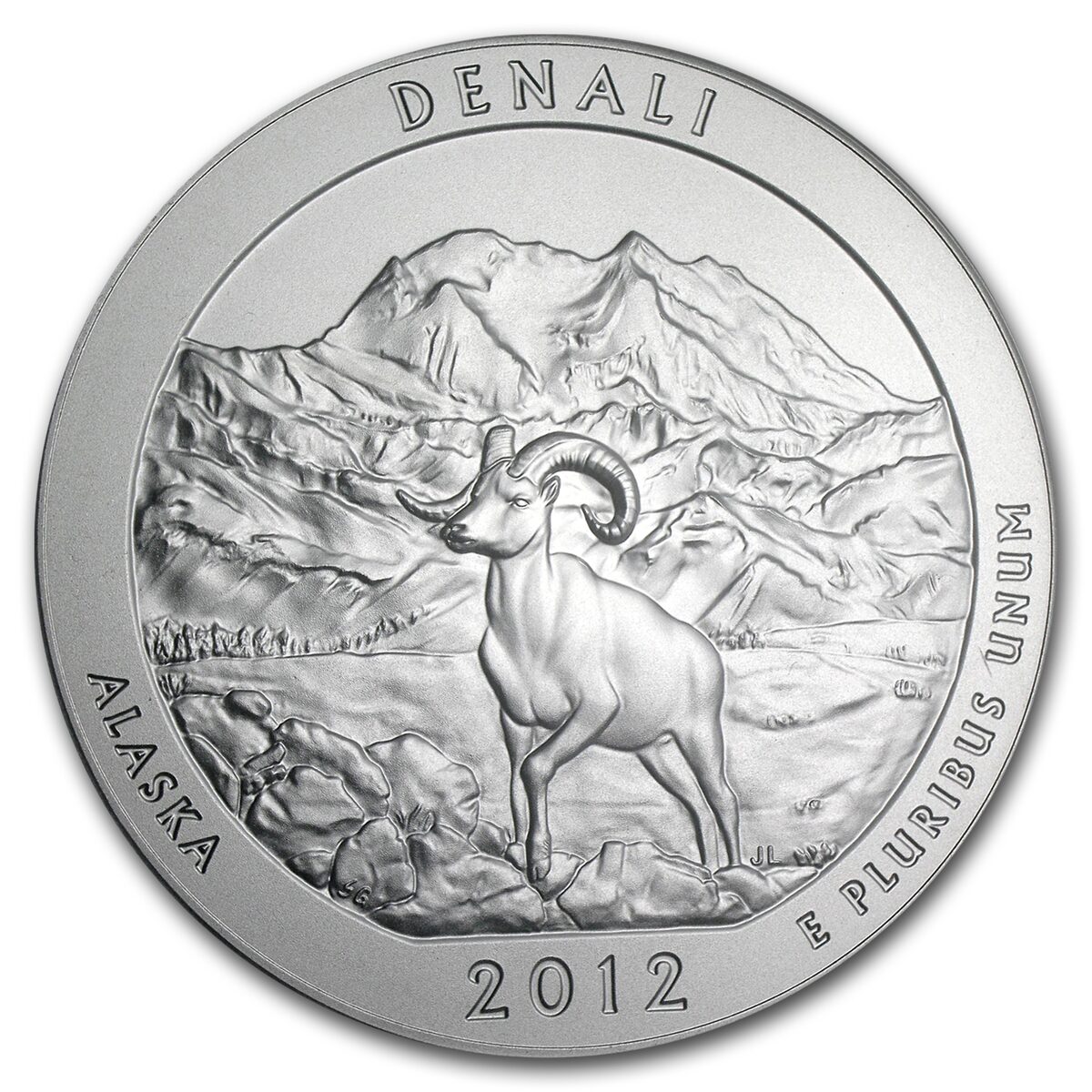 2012-P 5 oz Silver ATB Denali SP-70 PCGS (Roosevelt)