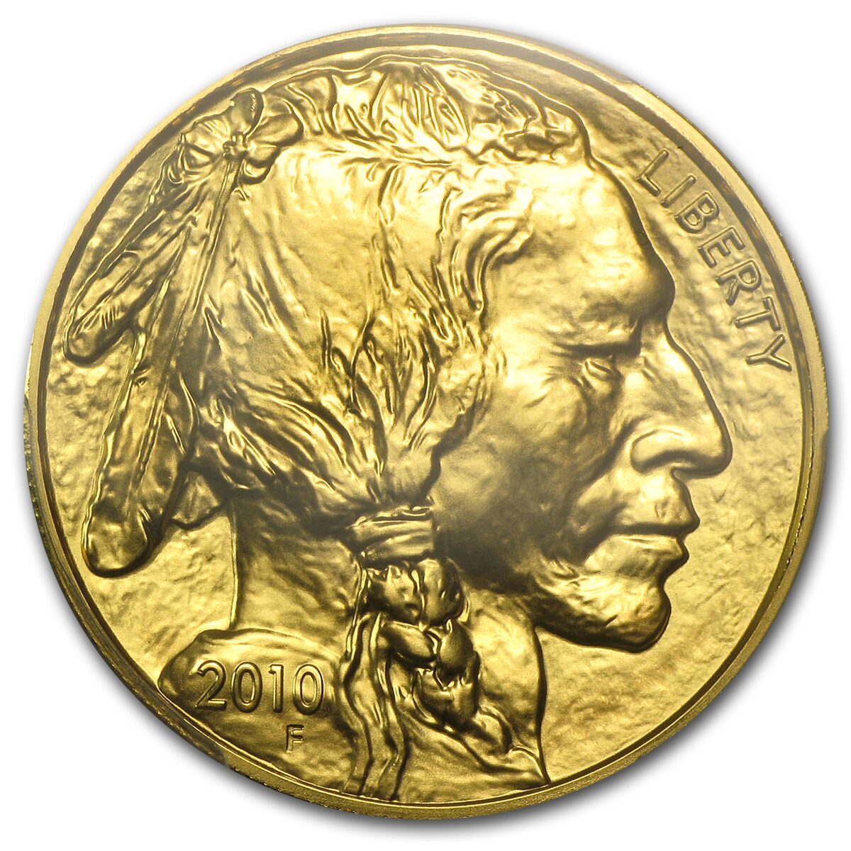 2010 1 oz Gold Buffalo MS-70 PCGS (FS, Black Diamond)