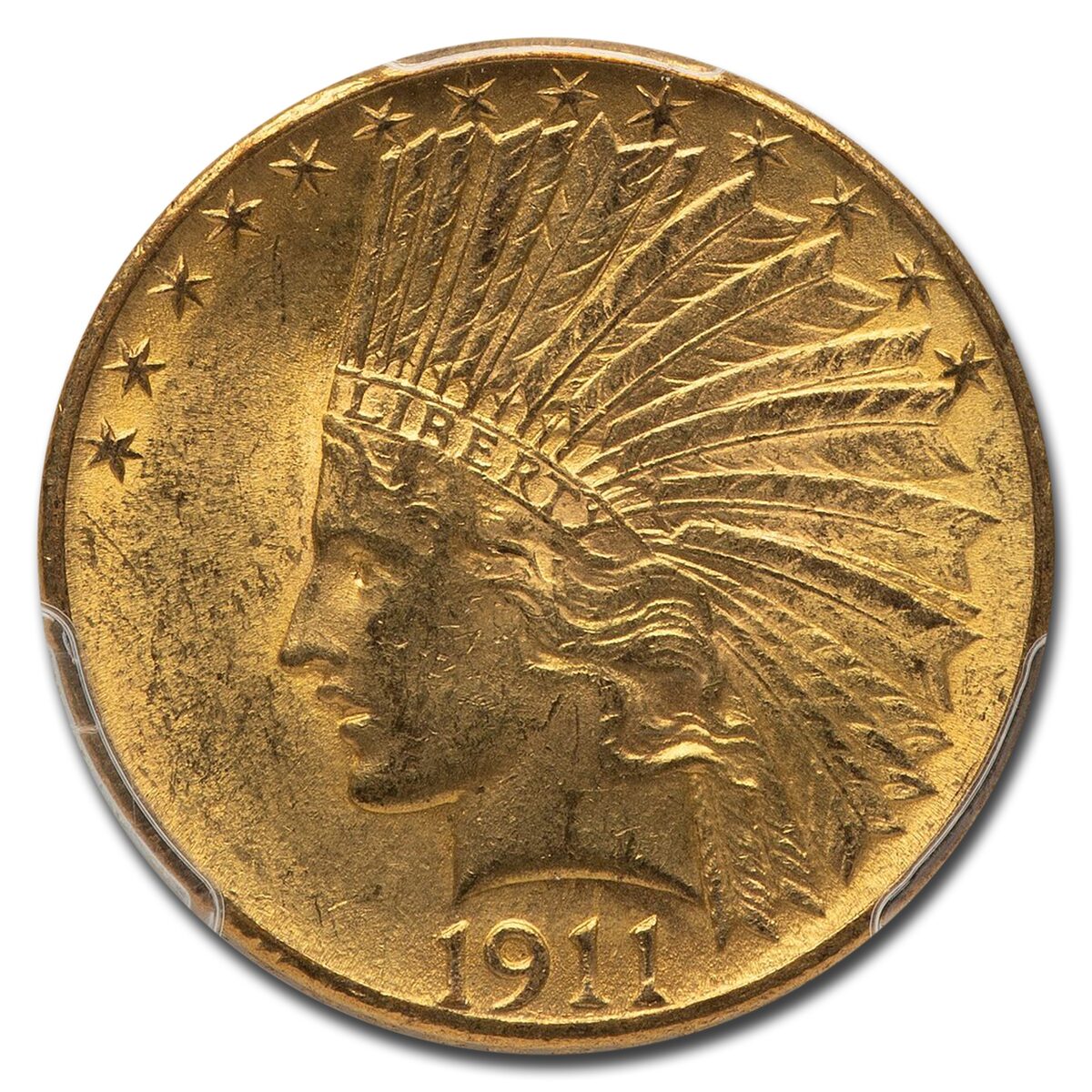 1911 $10 Indian Gold Eagle MS-63 PCGS