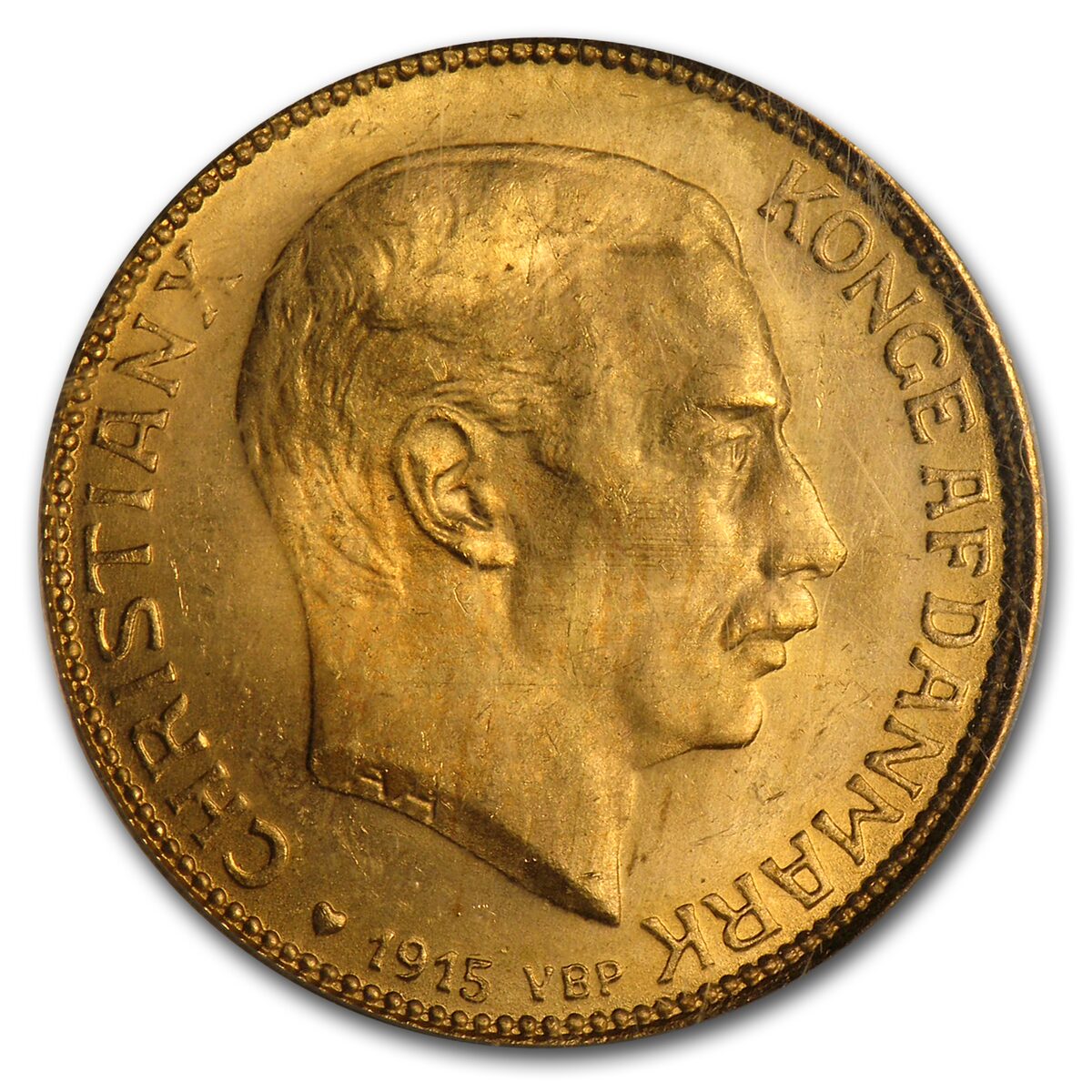1873-1931 Denmark Gold 20 Kroner MS-65 NGC/PCGS (Random)