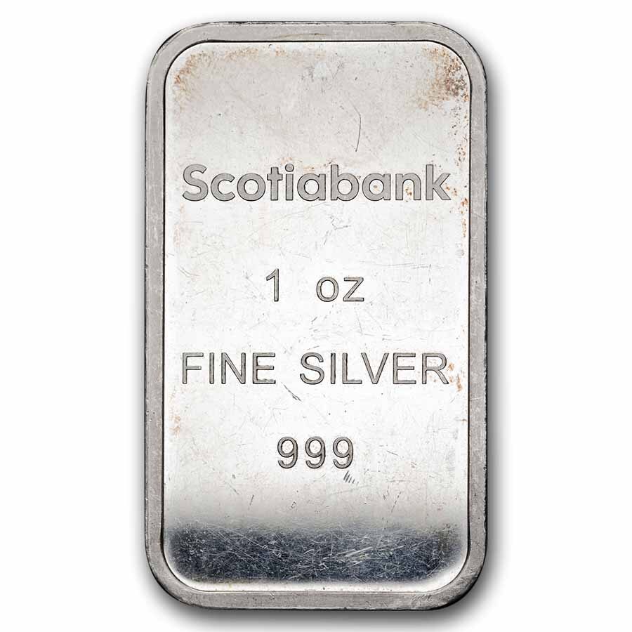 1 oz Silver Bar - Scotiabank