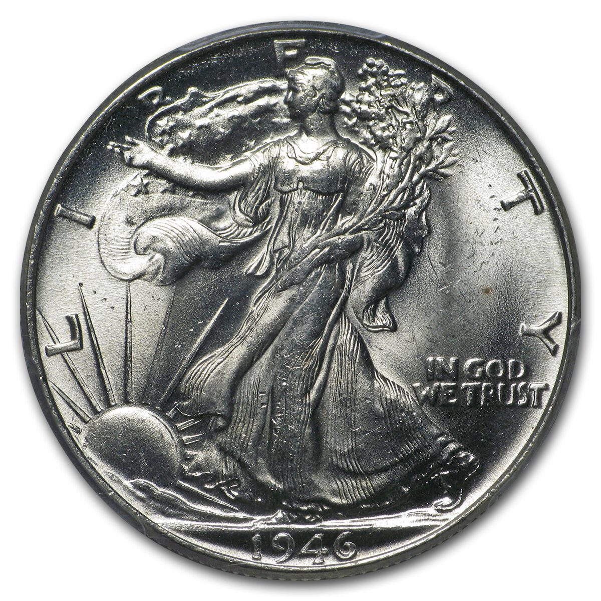 1946 Walking Liberty Half Dollar MS-64 PCGS