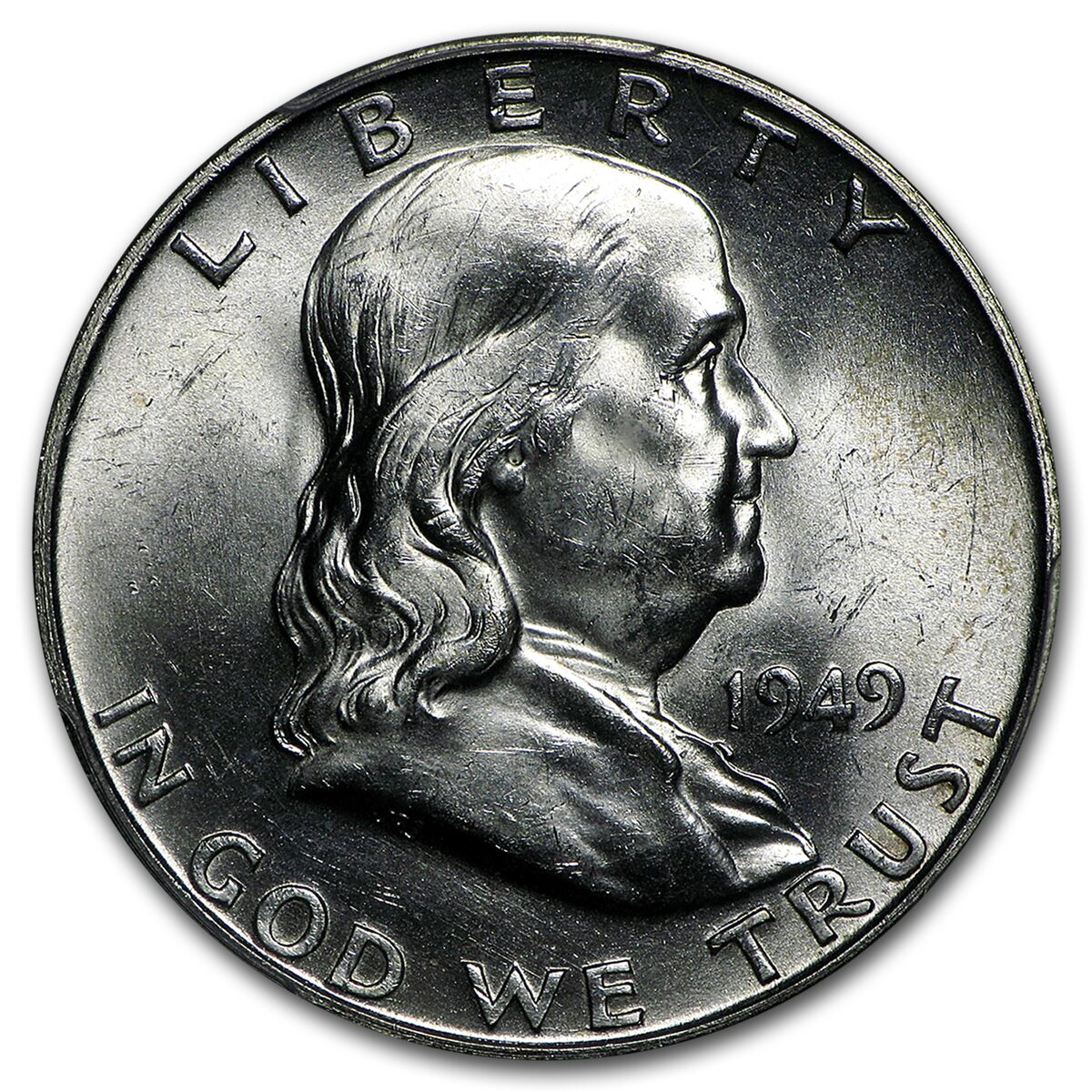 1949-D Franklin Half Dollar MS-63 PCGS (FBL)
