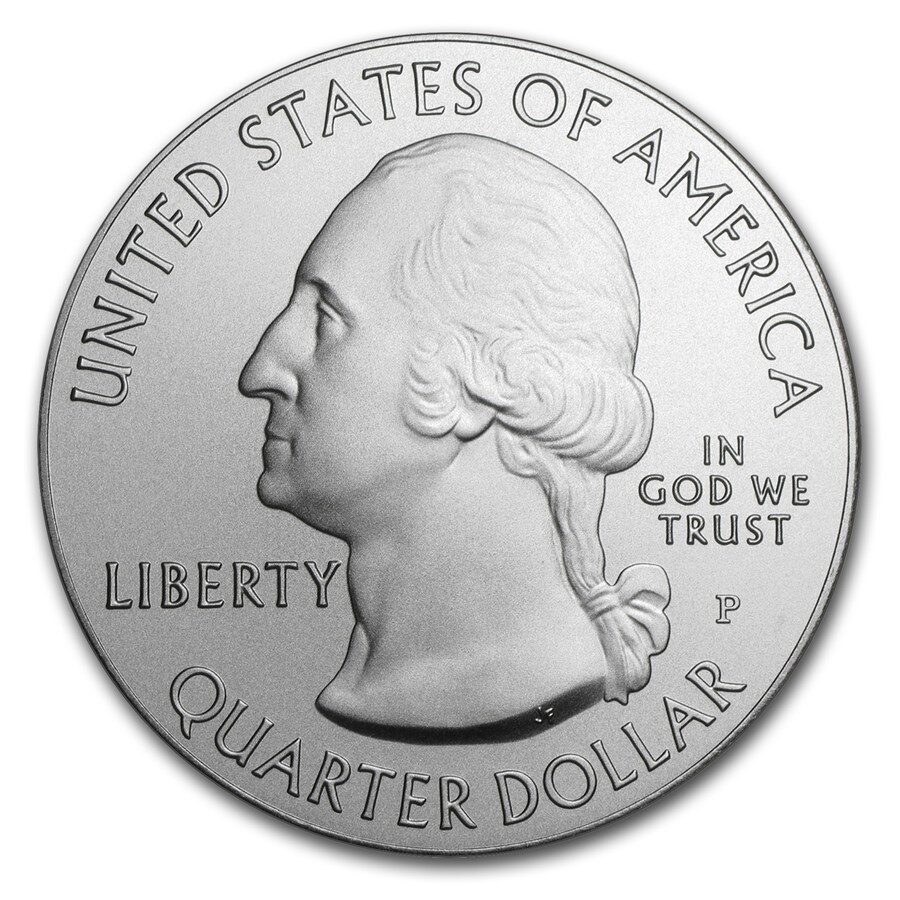 2013-P 5 oz Silver ATB White Mountain (w/Box & COA)