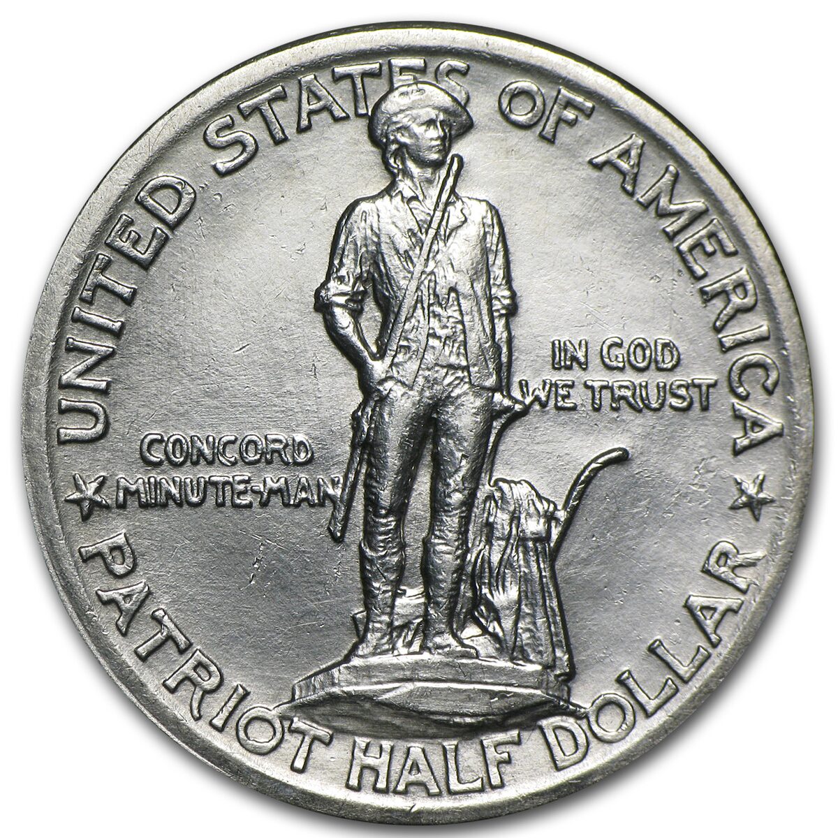 1925 Lexington-Concord Sesquicentennial Half BU (Cleaned)
