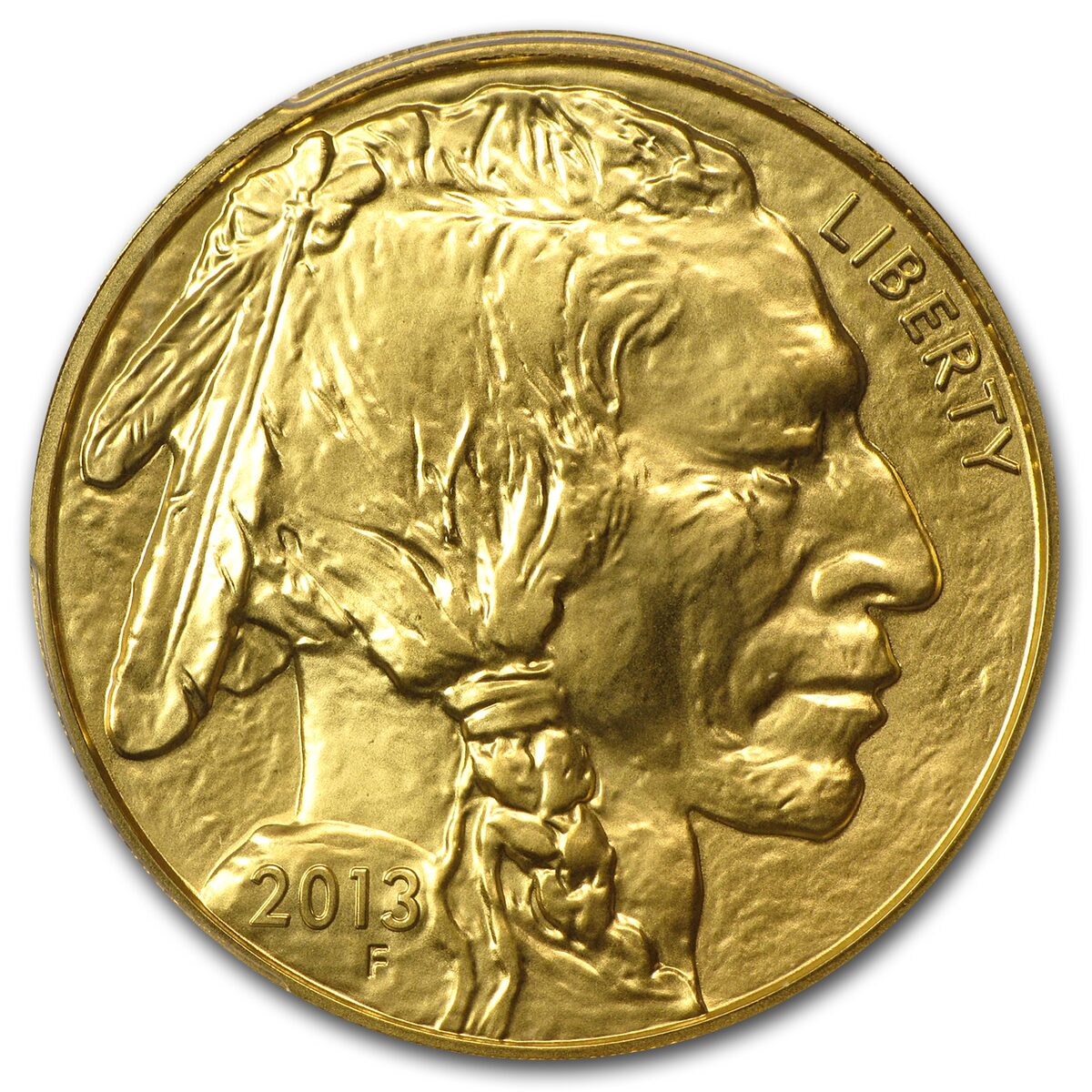 2013 1 oz Gold Buffalo MS-70 PCGS (Black Diamond)