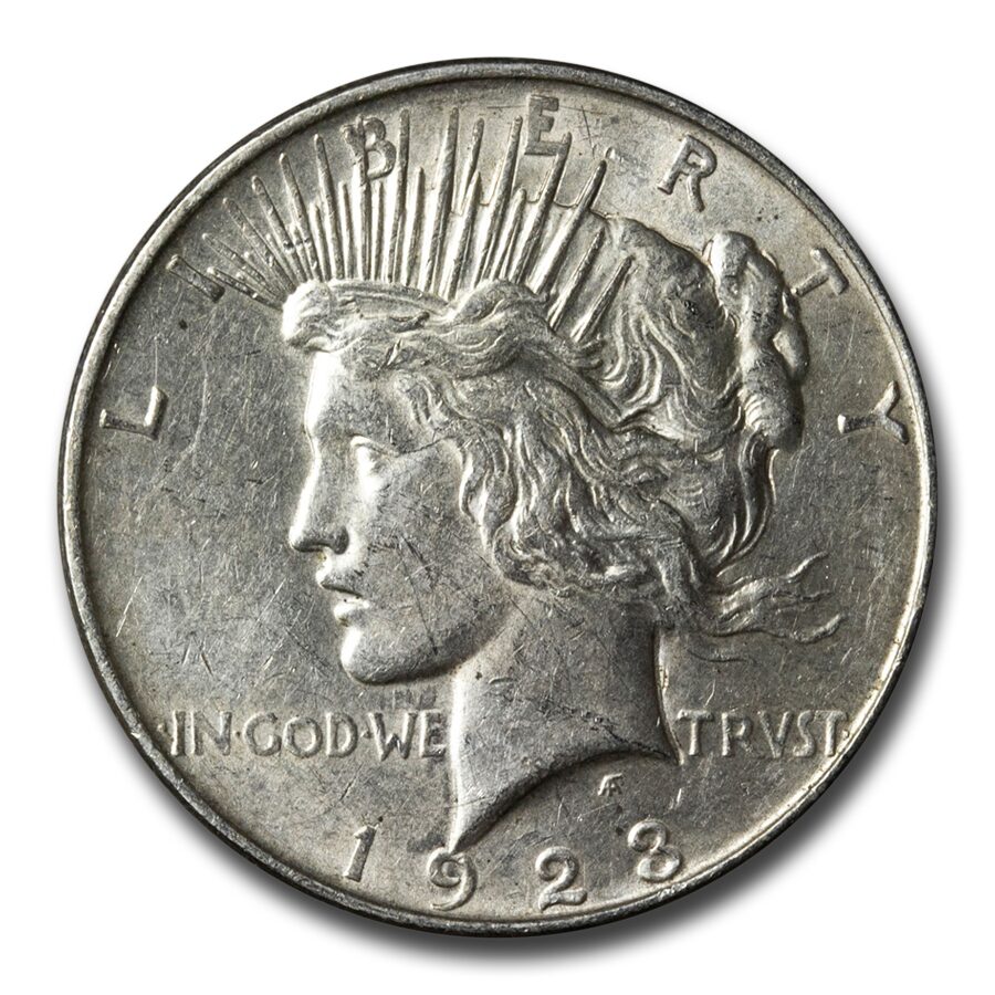1923-D Peace Dollar VG/XF