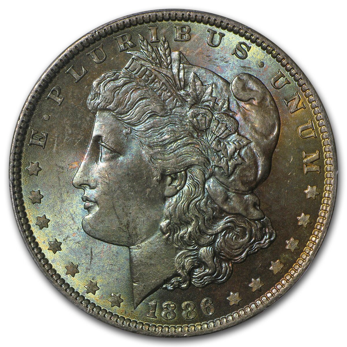 1878-1904 Morgan Dollars MS-64 PCGS (Beautifully Toned)