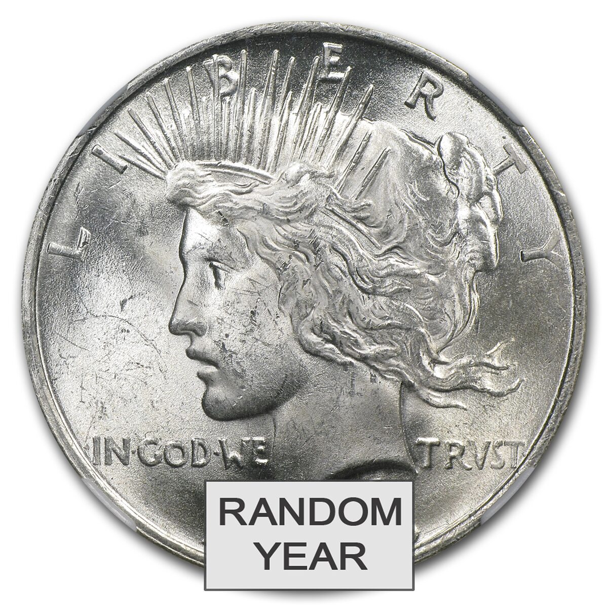 1922-1935 Peace Dollars MS-62 NGC