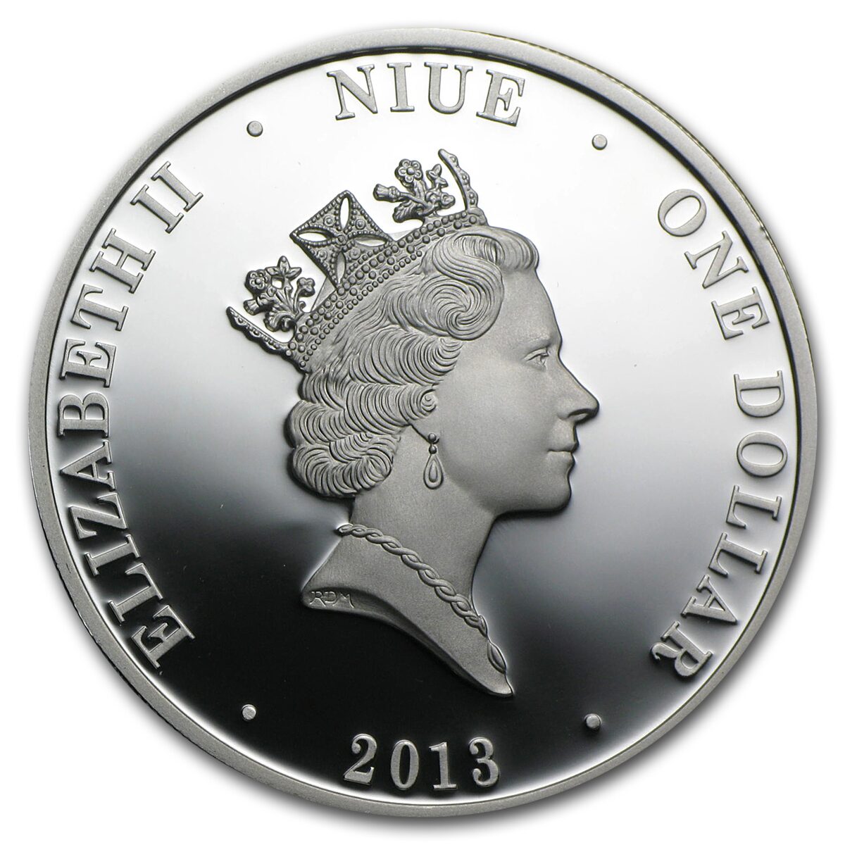 2013 Niue 1 oz Silver $1 60th Anniversary of Oil Discovery Proof