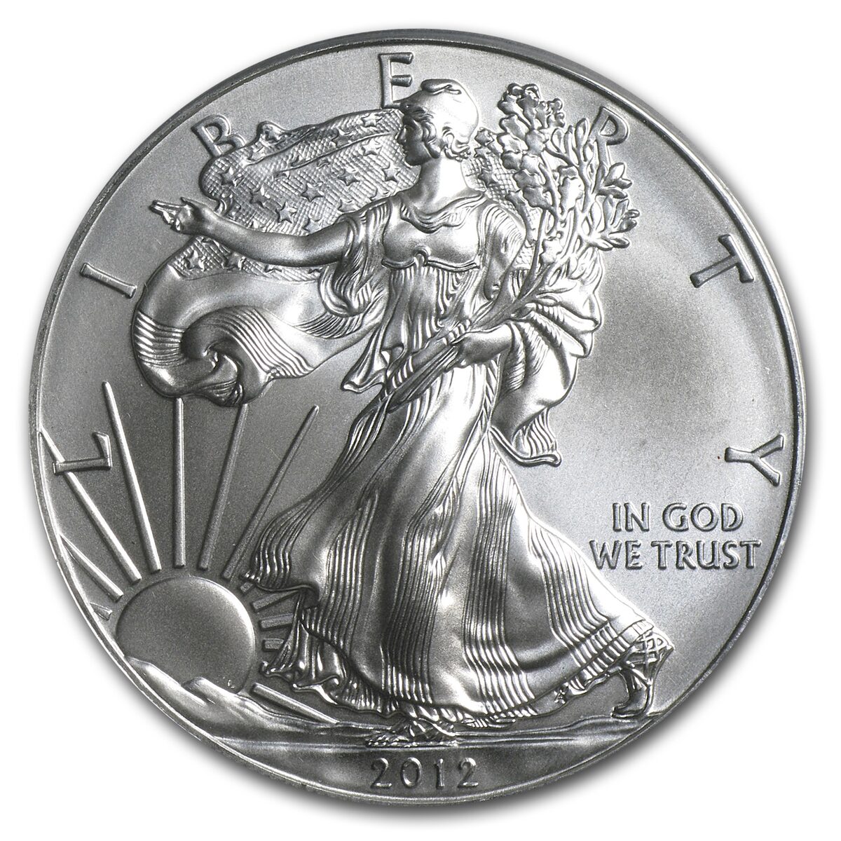 2012 American Silver Eagle MS-70 PCGS