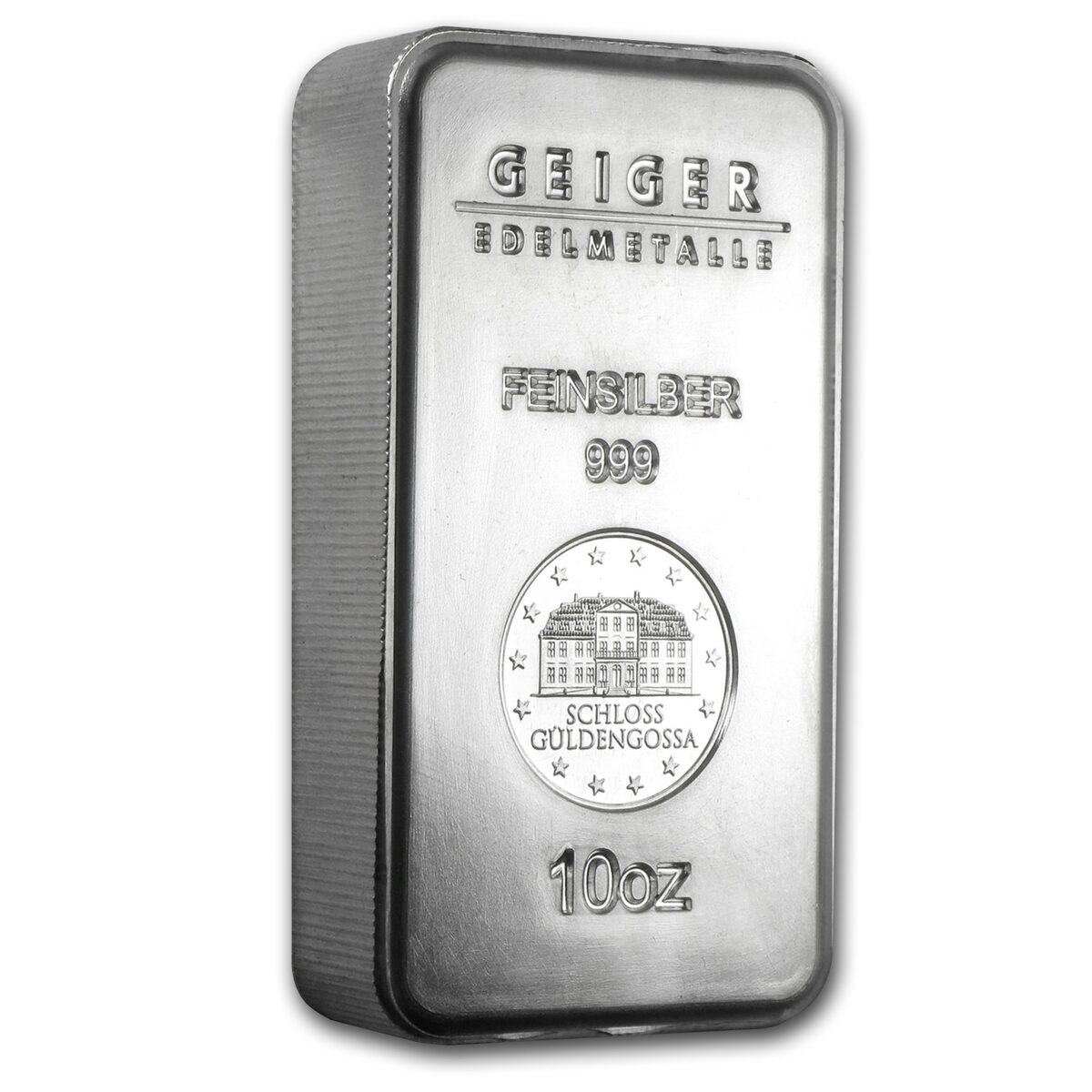 10 oz Silver Bar - Geiger (Security Line Series)