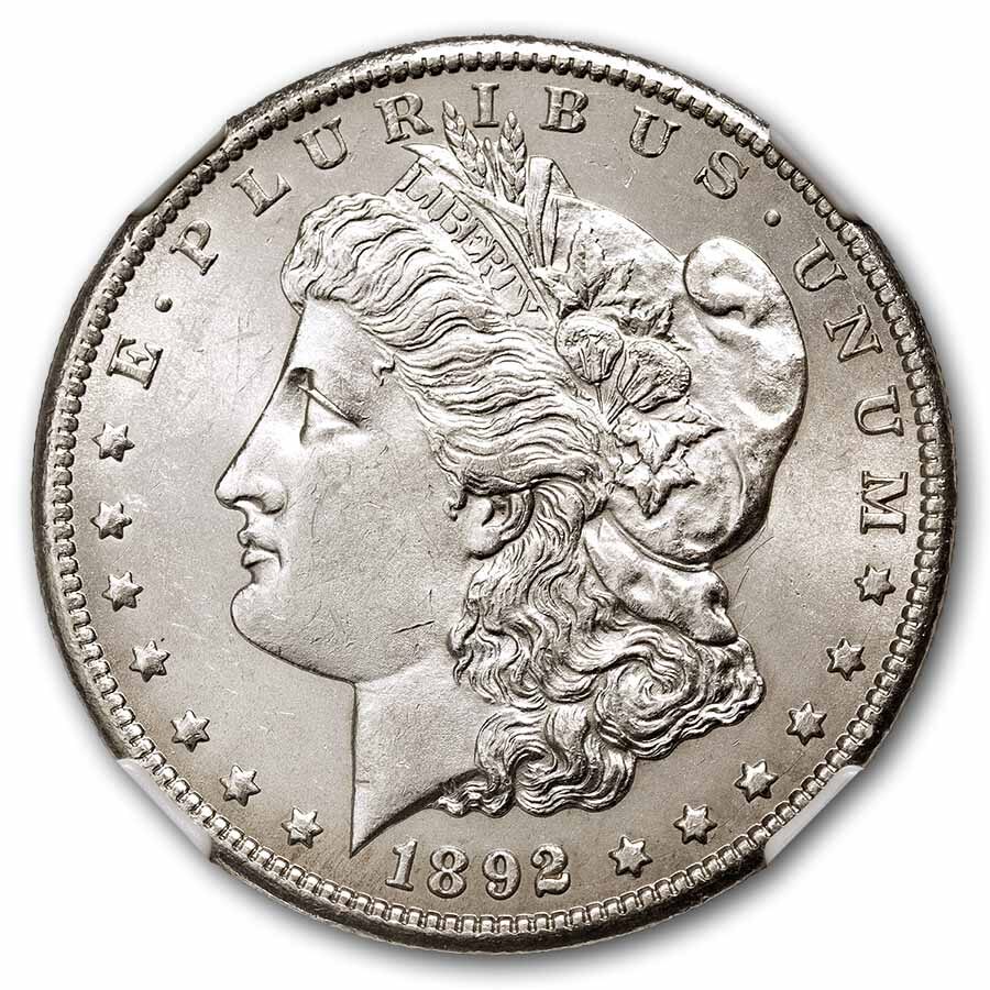 1892-CC Morgan Dollar MS-62 NGC