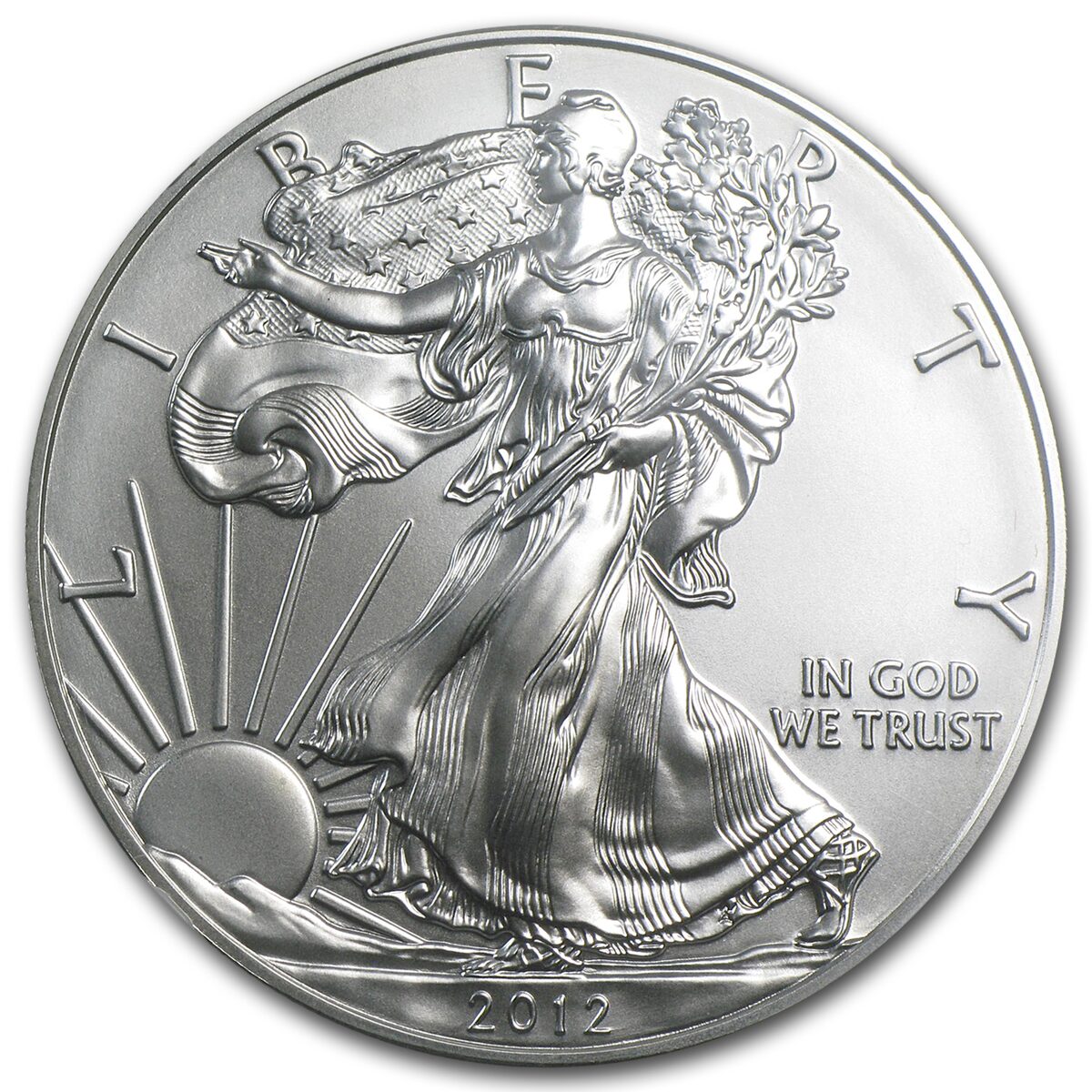 2012-W Burnished American Silver Eagle SP/MS-69 NGC