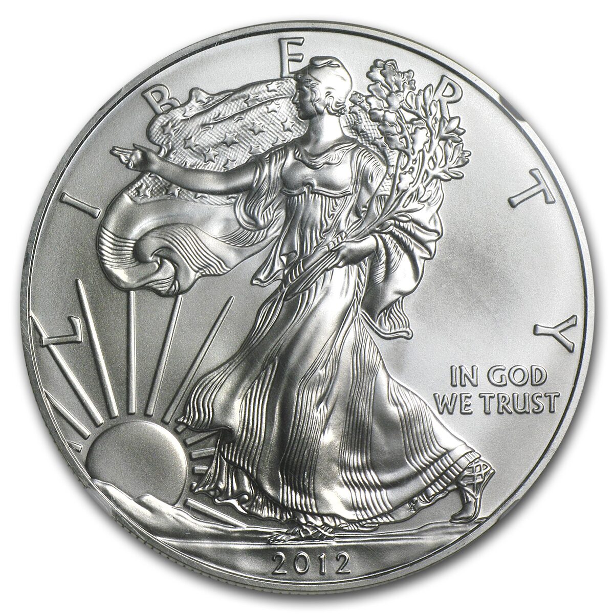 2012 (S) American Silver Eagle MS-70 NGC (Early Releases)