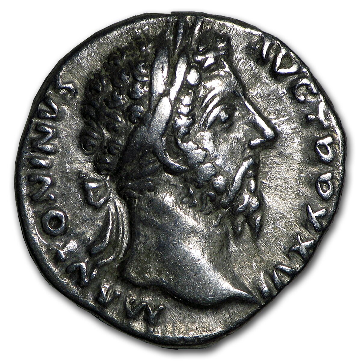 Roman Denarius Emperor Marcus Aurelius XF (161-180 AD)