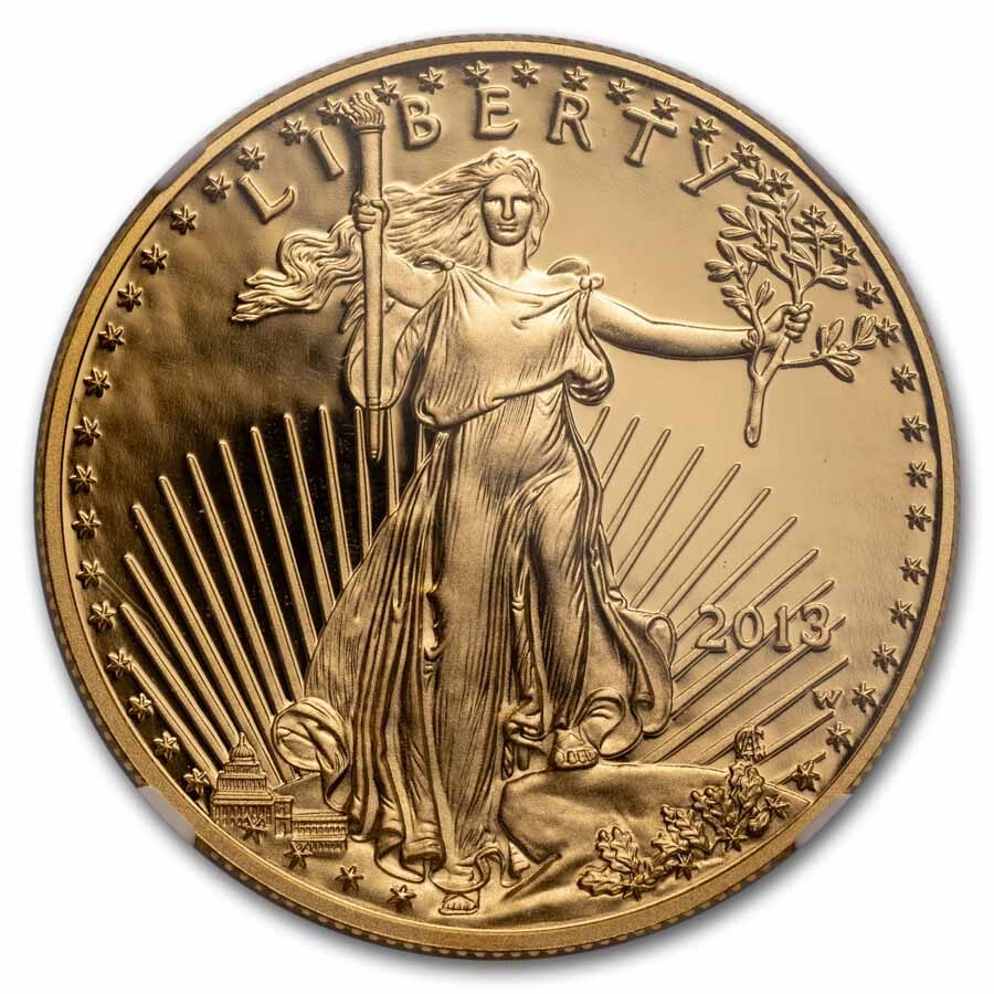 2013-W 1 oz Proof American Gold Eagle PF-70 NGC