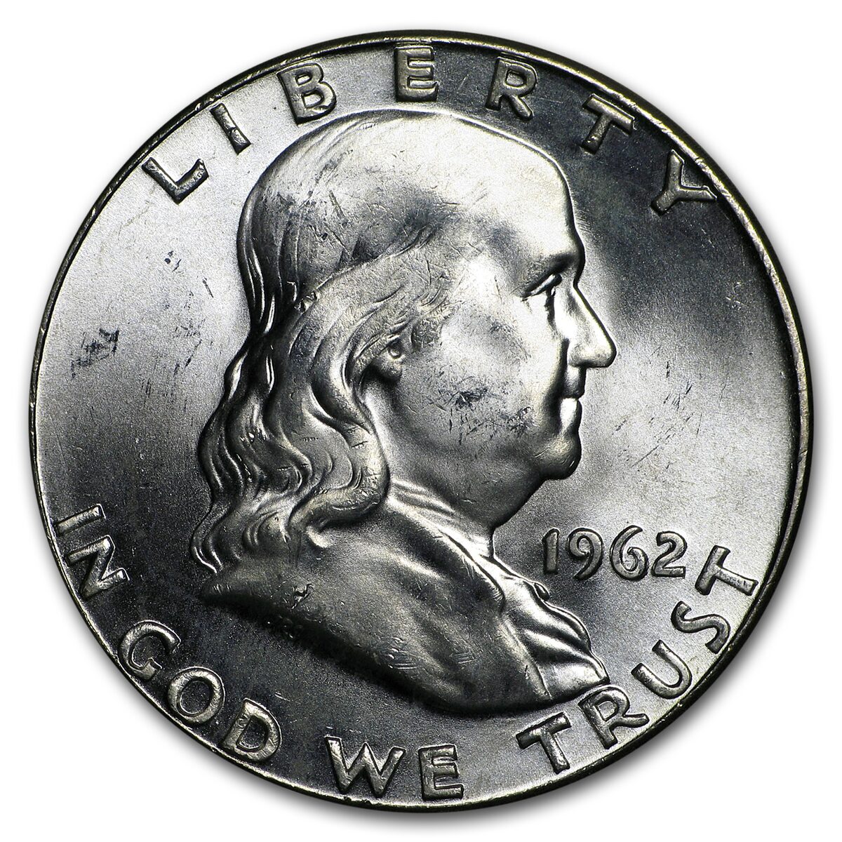 1962 Franklin Half Dollar BU