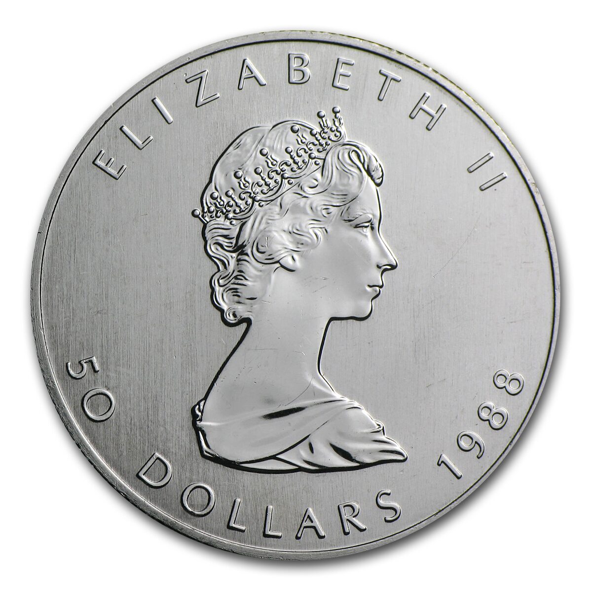 1988 Canada 1 oz Platinum Maple Leaf BU
