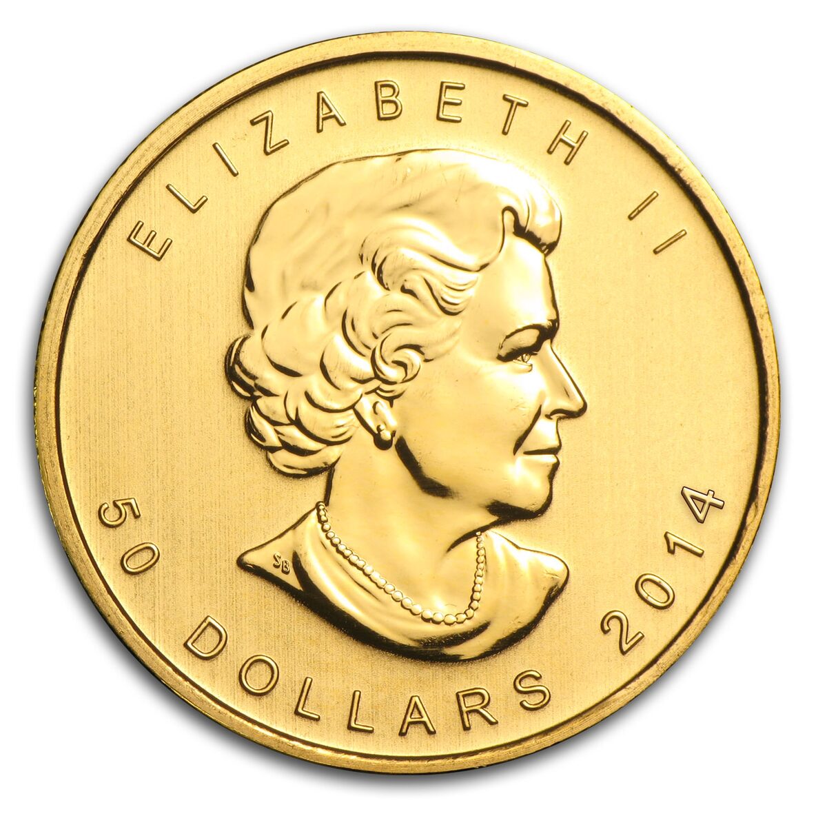 2014 Canada 1 oz Gold Maple Leaf BU