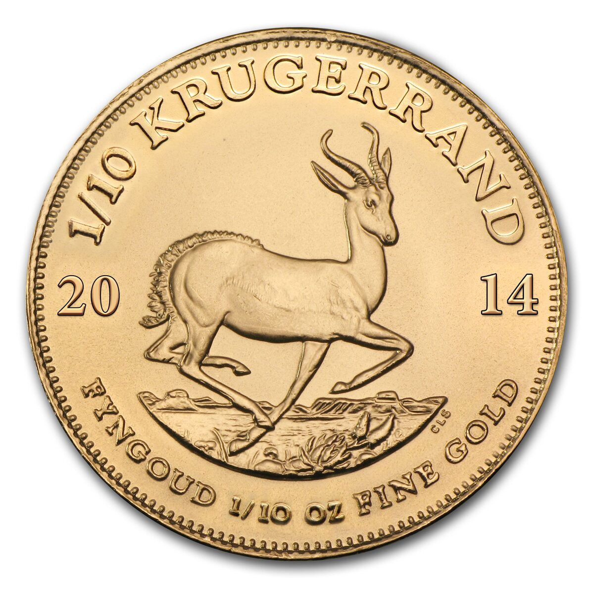 2014 South Africa 1/10 oz Gold Krugerrand