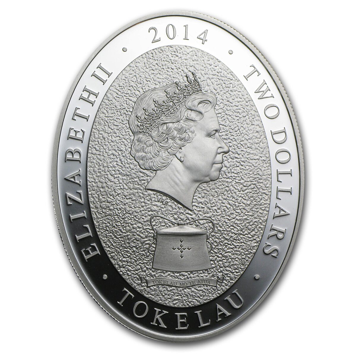 2014 Tokelau 1 oz Silver Year of the Horse Elements Prf (Oval)