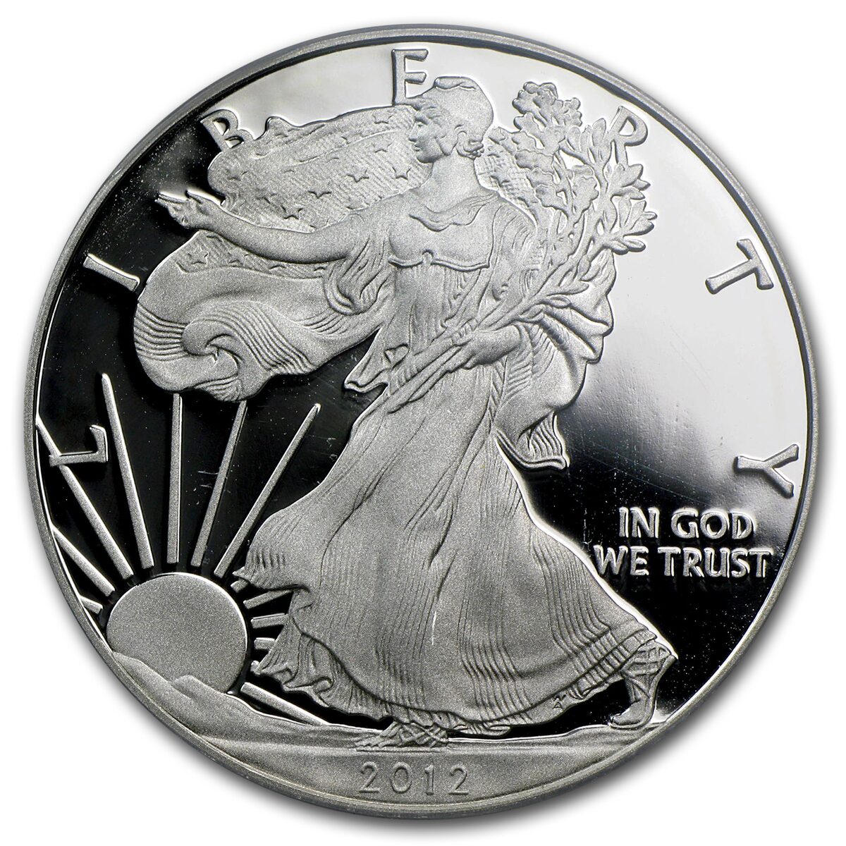 2012-S Proof American Silver Eagle PR-70 PCGS (75th Anniv)