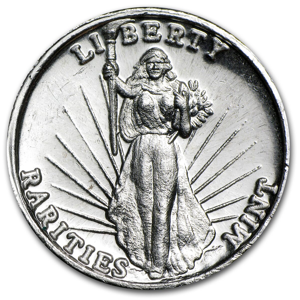 1 oz Silver High Relief Round - Rarities Mint (Saint-Gaudens)