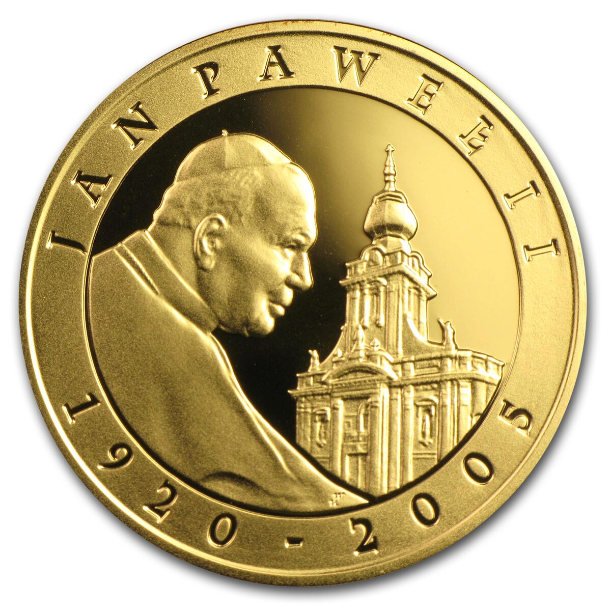 2005 Poland Pope John Paul II Silver 10 Zlotych BU