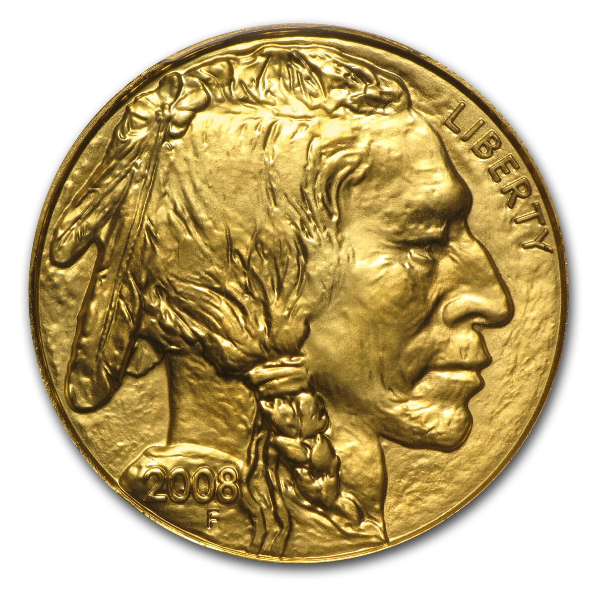 2008 1 oz Gold Buffalo MS-69 PCGS (Black Diamond)