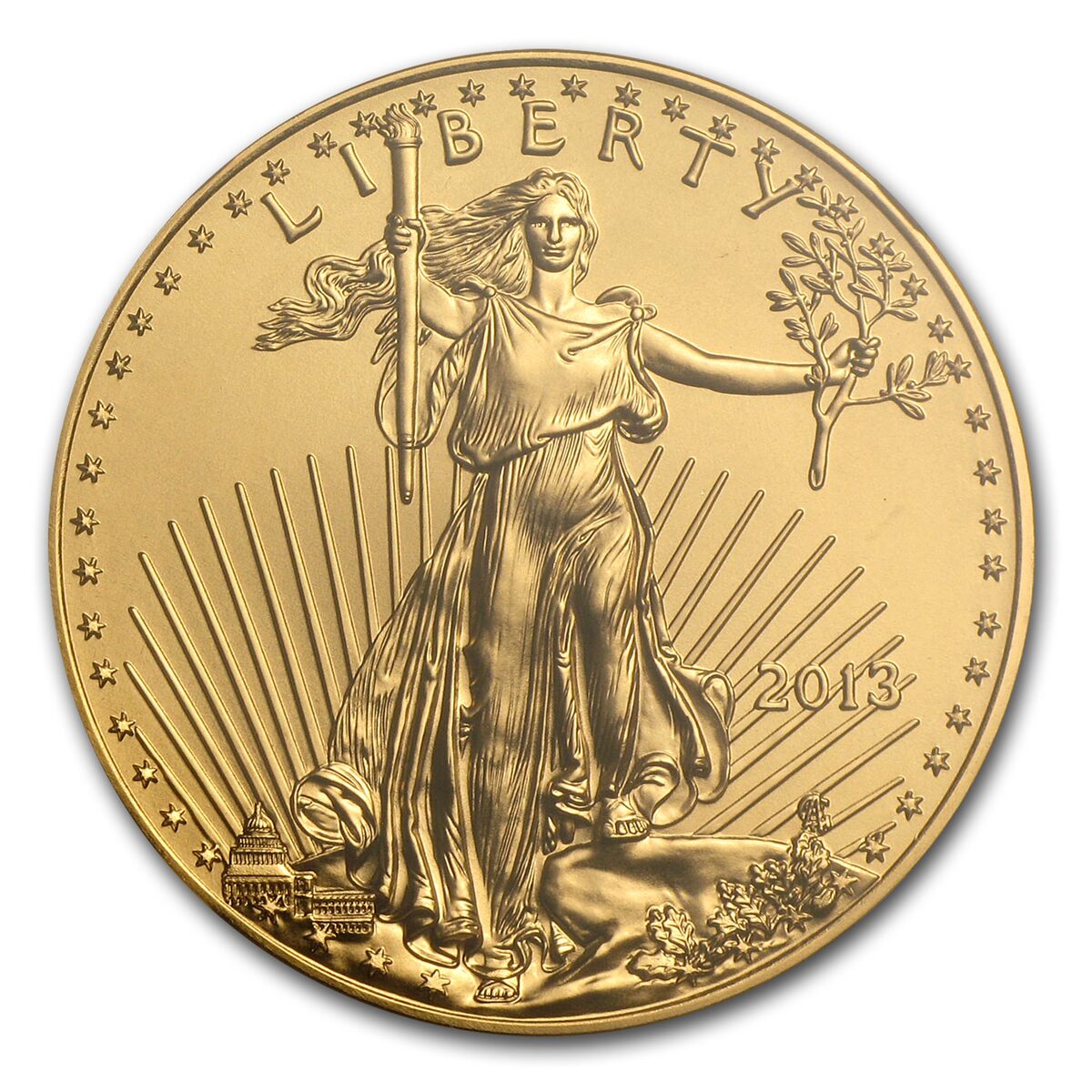 2013 1 oz American Gold Eagle MS-70 NGC