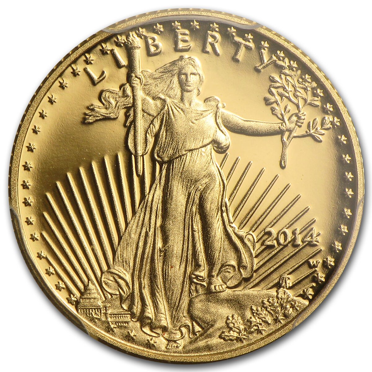 2014-W 1/10 oz Proof American Gold Eagle PR-70 DCAM PCGS