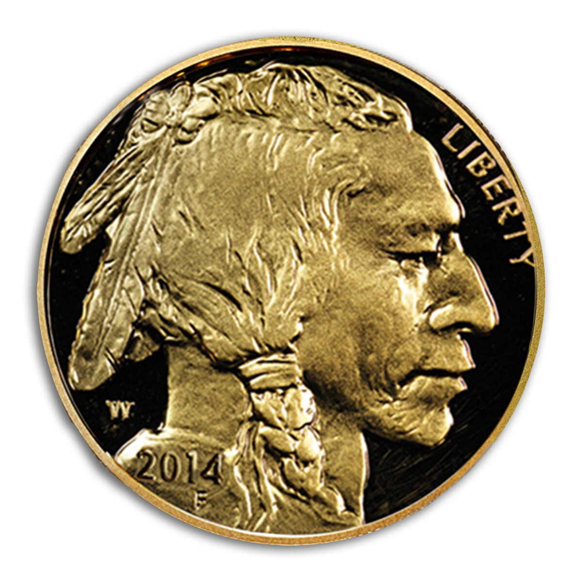 2014-W 1 oz Proof Gold Buffalo (w/Box & COA)