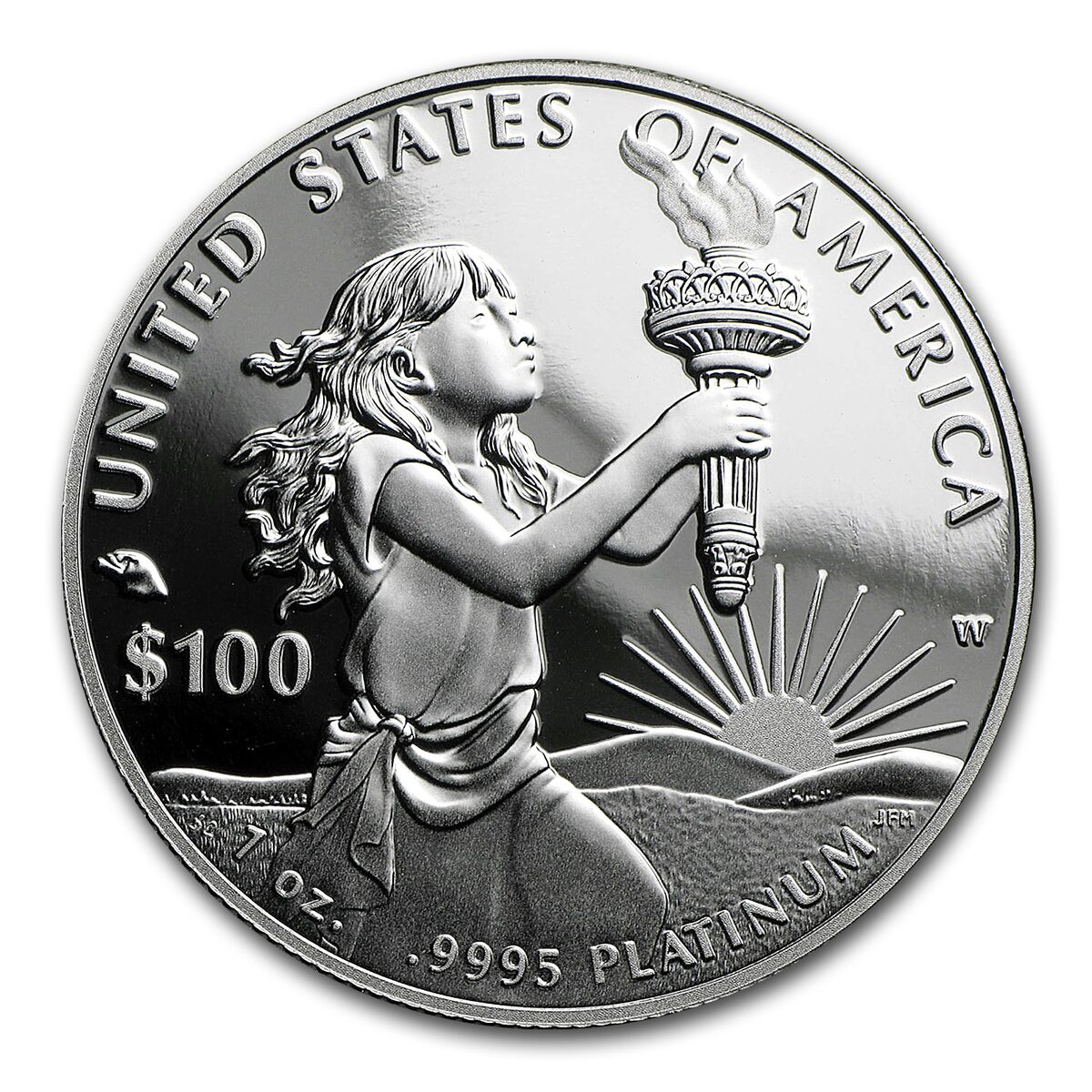 2014-W 1 oz Proof American Platinum Eagle (w/Box & COA)