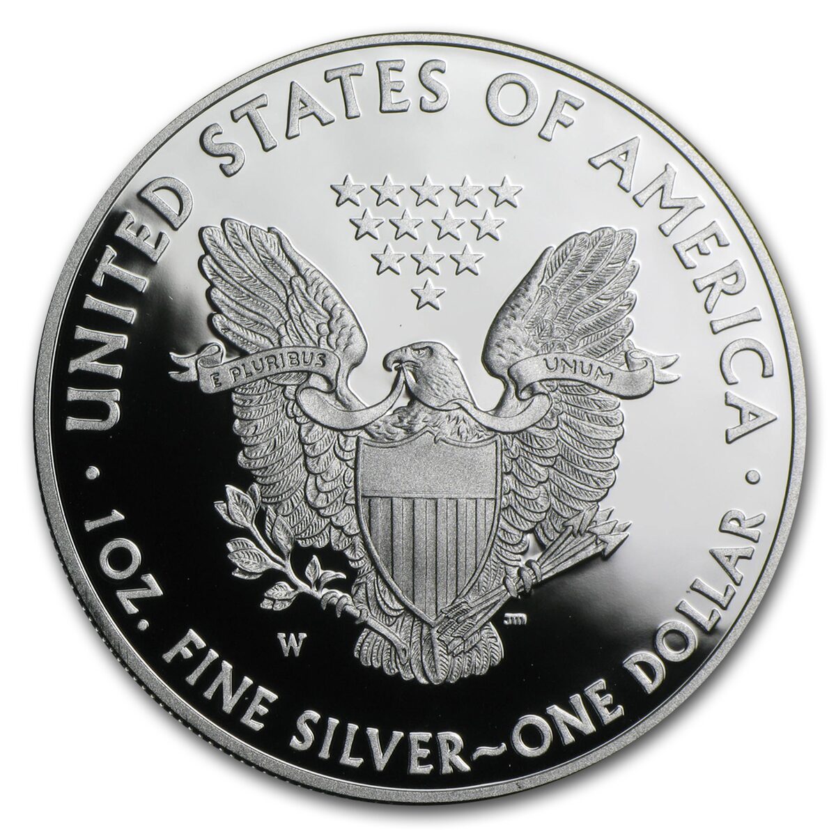 2014-W 1 oz Proof American Silver Eagle (w/Box & COA)