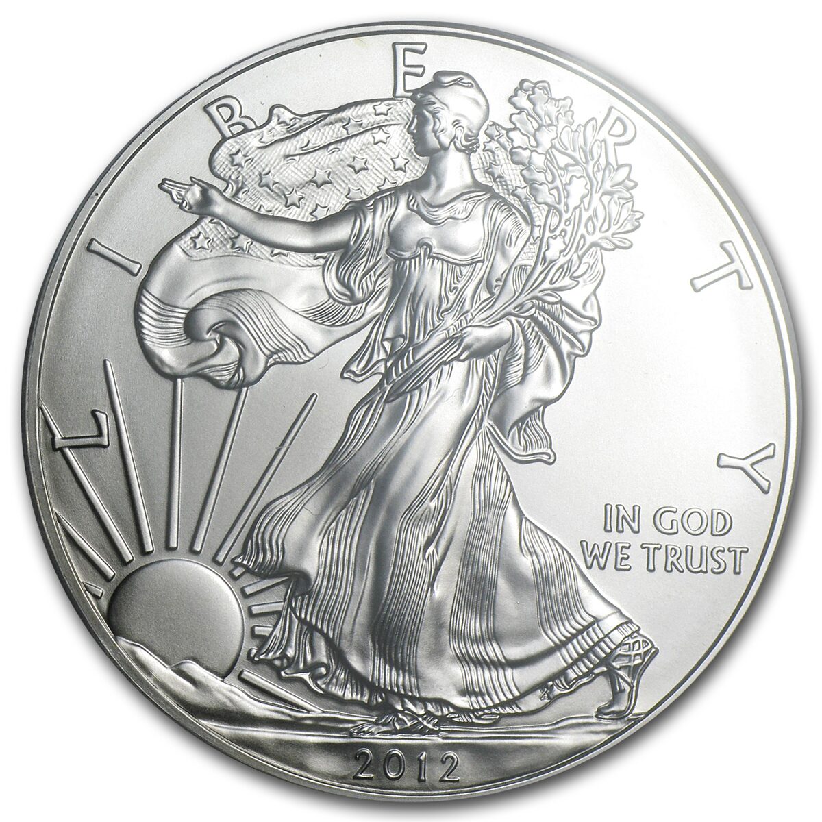 2012 (W) American Silver Eagle MS-70 PCGS (West Point Mint)