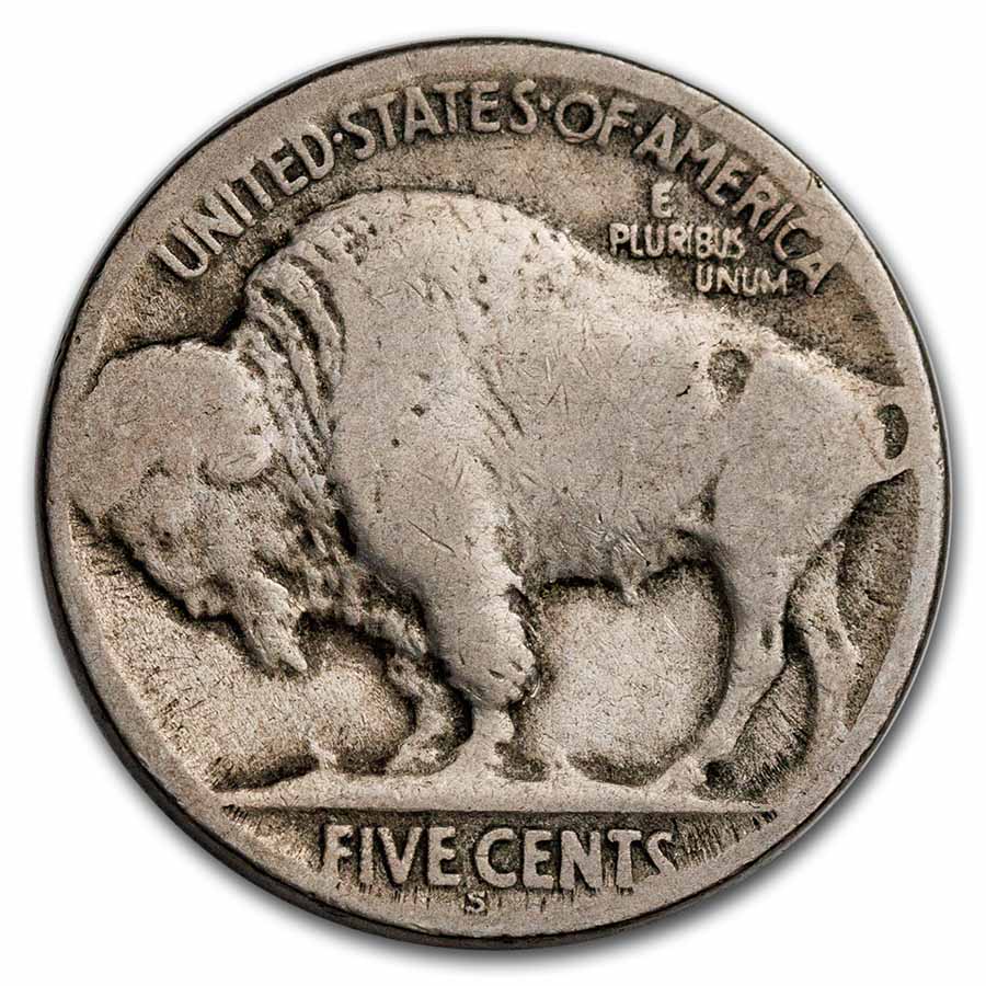1923-S Buffalo Nickel Good