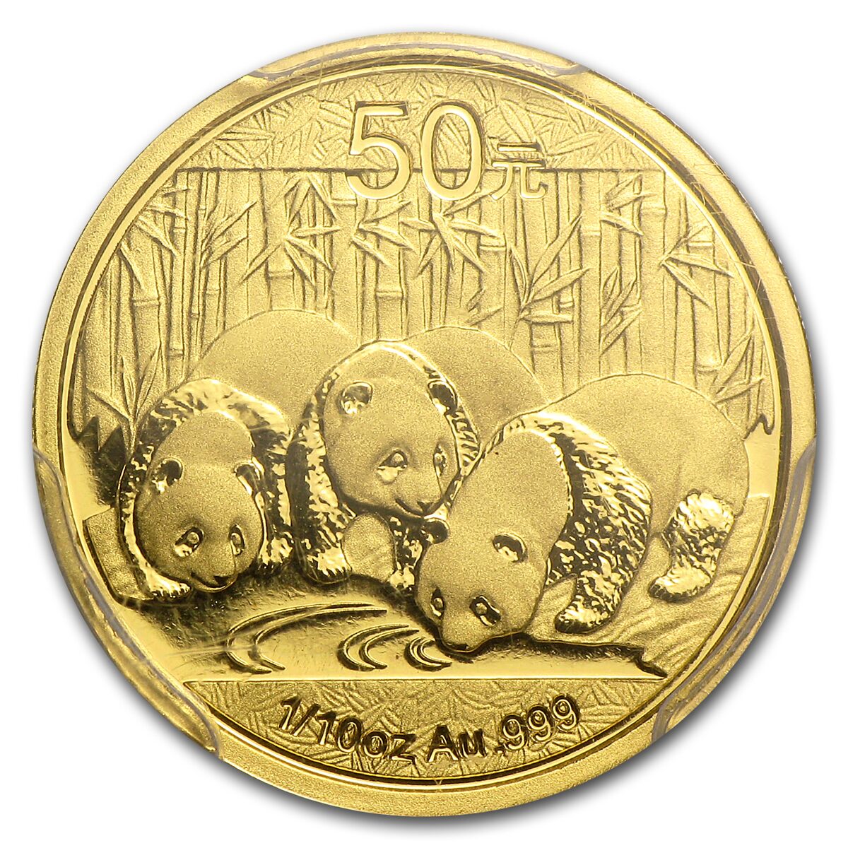 2013 China 1/10 oz Gold Panda MS-70 PCGS (FirstStrike®)