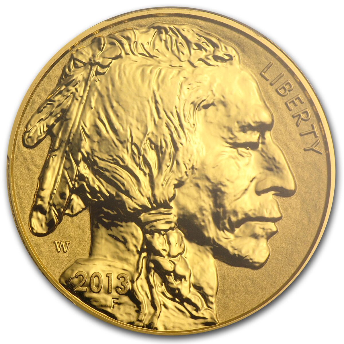 2013-W 1 oz Reverse Proof Gold Buffalo PR-70 PCGS (ANA)