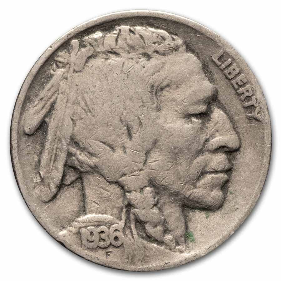 1936 Buffalo Nickel Good+