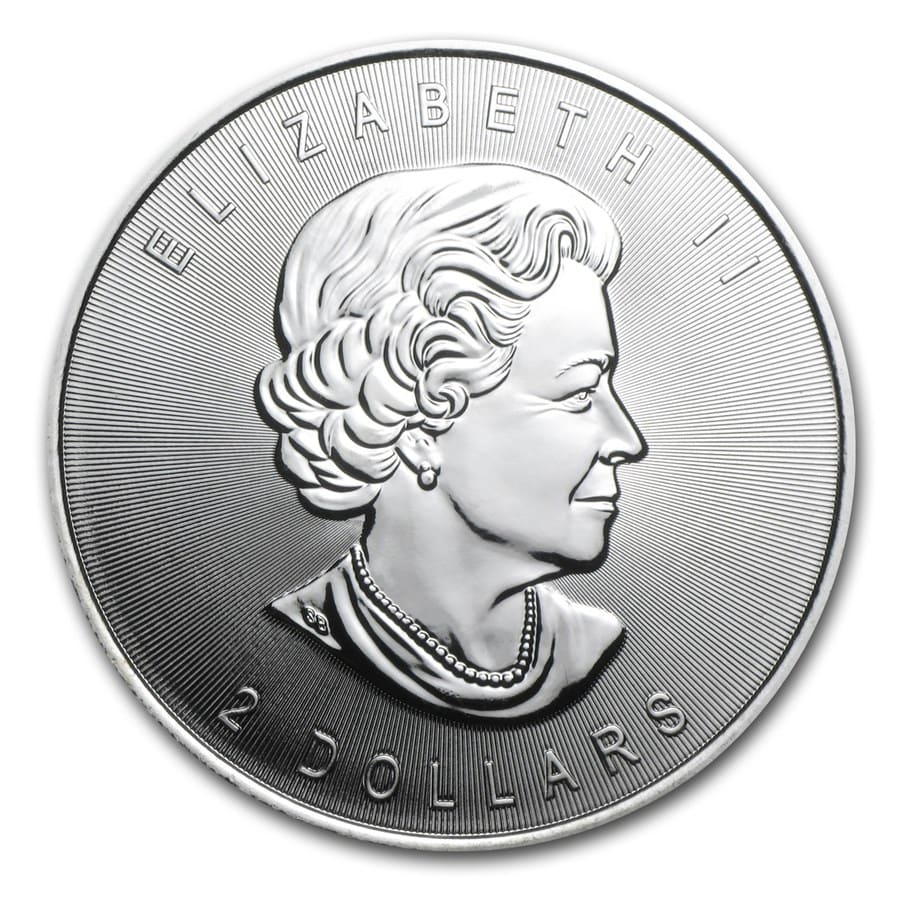 2015 Canada 3/4 oz Silver Grey Wolf BU