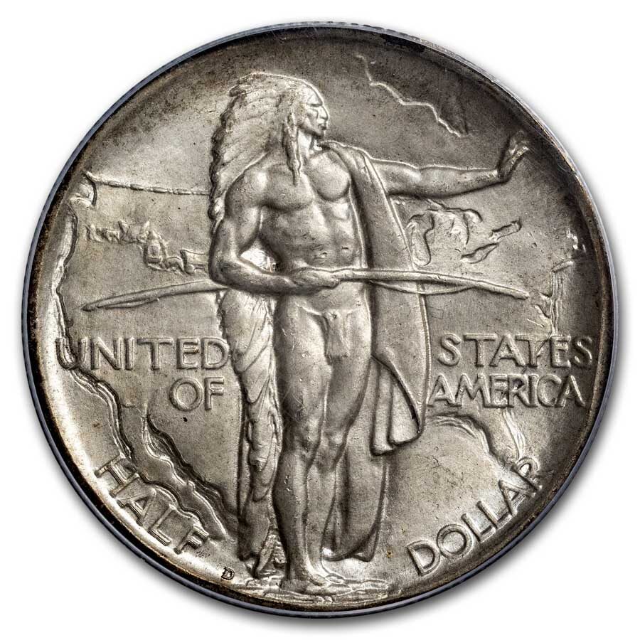1934-D Oregon Trail Commemorative Half Dollar MS-65 PCGS