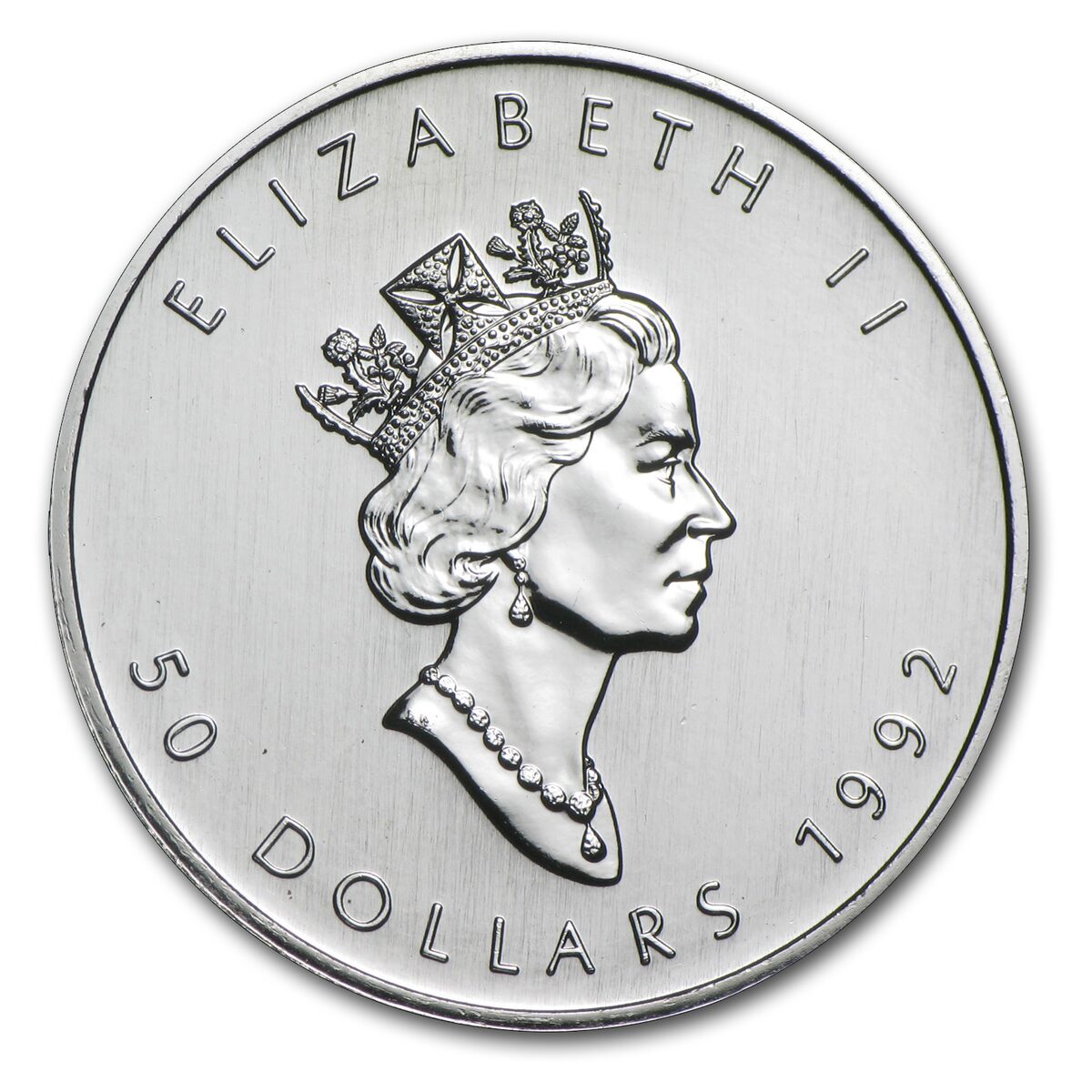 1992 Canada 1 oz Platinum Maple Leaf BU